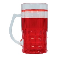 Chope de bière avec sang de 15 cm