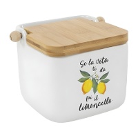 Salière au motif de citrons