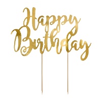 Topper pour gâteau d'anniversaire - 1 unité
