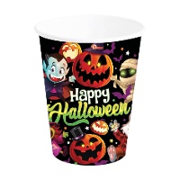Gobelets Happy Halloween de 240 ml - 6 unités