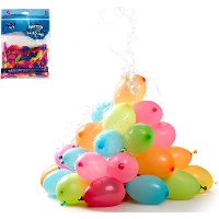 Ballons d'eau multicolores - 500 unités