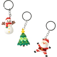 Porte-clés de Noël assorti - 1 unité
