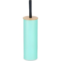 Brosse de toilettes avec couvercle en bambou - 1 unité