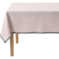 Nappe en tissu beige de 2,50 x 1,40 m