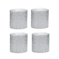 Papier crépon de 10 m - 4 unités