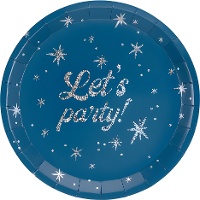 Assiettes « Let's party! » de 23 cm - 6 pièces