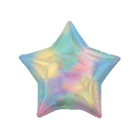 Ballon étoile iridescent de 48 cm - Anagram - 1 unité