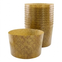Moule jetable pour panettone 0,75 kg - lot de 10