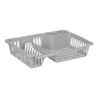 Égouttoir de 40 x 29,5 x 8 cm gris ou blanc - 1 unité