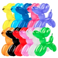 Ballons en latex assortis 2,5 x 160 cm - Sempertex - 100 unités