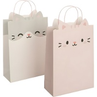 Sac cadeau chat 32 x 26 x 10 cm - 1 unité