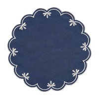 Set de table individuel Ø 38 cm, bords ondulés - 1 unité
