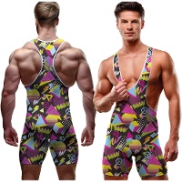 Combinaison rétro années 80 pour adulte