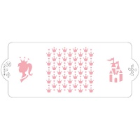 Pochoir de Princesses de 10 x 25 cm - Décorez
