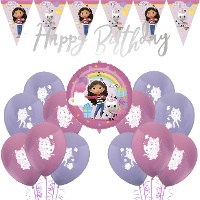 Kit de décoration pour fête Gabby et la maison magique - 19 pièces