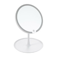 Miroir de maquillage LED de table 26 x 18,5 cm avec base stable