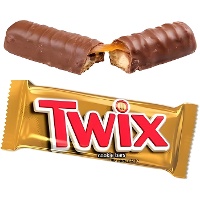 Twix au chocolat au lait, au caramel et au biscuit - 50 g - 1 unité