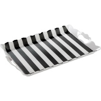 Plateau 38 x 24 cm Excellence noir et blanc