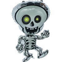 Ballon squelette d'Halloween de 60 cm