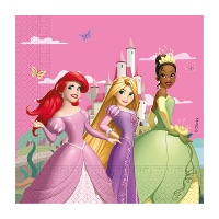 Serviettes Princesses Disney 16,5 x 16,5 cm - 20 unités