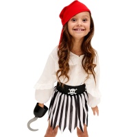 Ensemble de pirate avec jupe et bandeau
