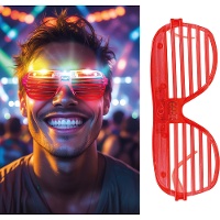 Lunettes LED à grille