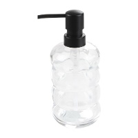 Distributeur de savon transparent 18 cm