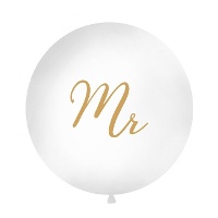Ballon en latex géant Mr de 90 cm - PartyDeco - 1 unité