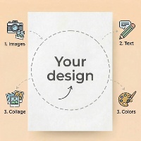 Feuille comestible ronde - 12 cm