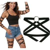 Bande noire pour la jambe ou le bras