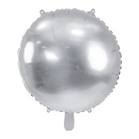 Ballon Rond Métallisé de 80 cm - Partydeco