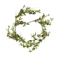 Guirlande de fleurs artificielles en rose de 1,51 m