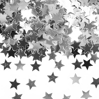 Confettis d'étoiles métallisés pour décorer de 14 gr
