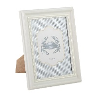 Cadre photo 15 x 20 cm blanc style vintage