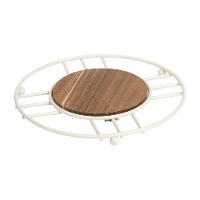 Dessous de plat 18 cm Bois & Terre - style rustique