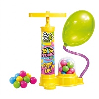 Pompe à air avec chewing-gums et ballons - 1 unité