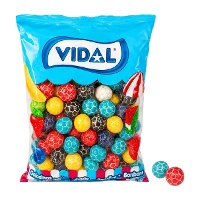 Boules de chewing-gum en forme de ballons de football - Vidal - 1 kg