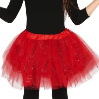 Jupe de tutu avec paillettes pour enfant - 30 cm