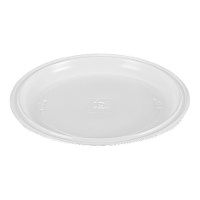 Assiettes rondes en plastique résistantes de 25 cm - 10 unités