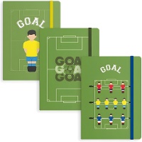 Carnet de football de 19 x 13 x 1,5 cm