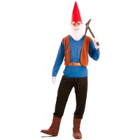 Déguisement de gnome David pour homme