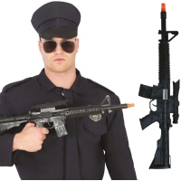 Fusil noir avec viseur de 58 cm